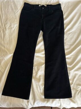GAP Black Low Rise Boot Cut Corduroy Pants